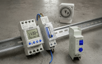 24 Hour Timers - Din Rail And Switch