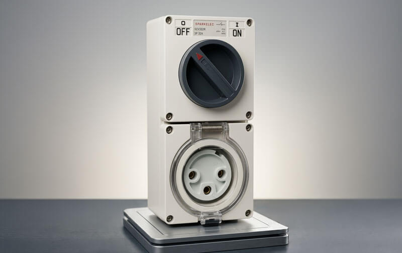 Industrial Switch and Socket Combination IP66 Rated