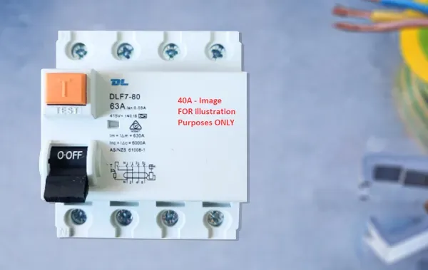 DL 2 Pole &amp; 4 Pole RCD's Residual Current Device