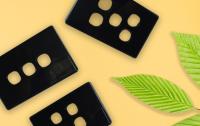 Highline BLACK Classic Switches &amp; Grid Plates