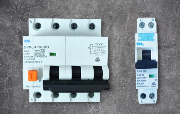 4.5KA &amp; 6KA Single Module (Double Pole) RCBOs