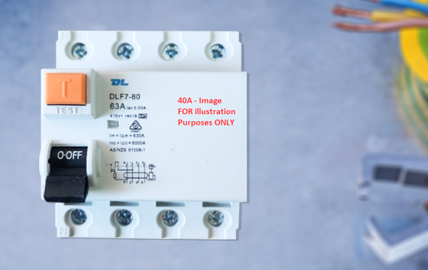 DL 2 Pole &amp; 4 Pole RCD's Residual Current Device