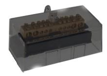 12 Hole Neutral Link 100Amp - Black