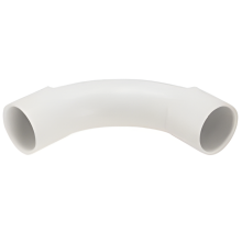25mm Standard Bend / Communications Bend White