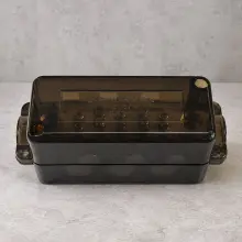 7 Hole Neutral Link 165Amp - Black