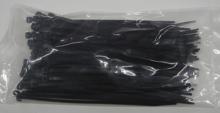 300mm x 4.8mm UV Resistant Nylon Black Cable Ties 1000 Pack