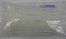 250mm x 4.8mm Nylon White Cable Ties 1000 Pack