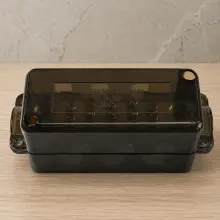 7 Hole Neutral Link 350Amp - Black