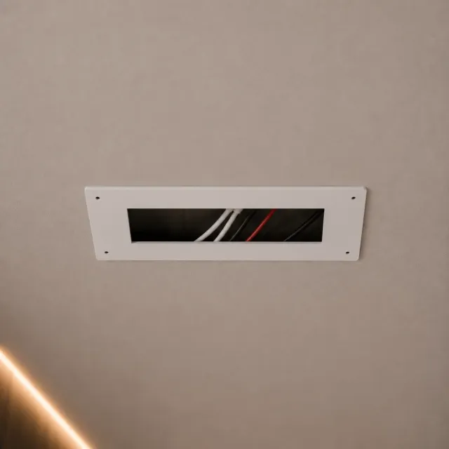 LARGE ADAPTOR PLATE FOR RECESSED LEX EXITS, SUITS HIGHLINE SP2002 &amp; EVOLT 2620, 2625, 2658, 2660, 2661, 2663 - HIGHLINE SP2002ADP
