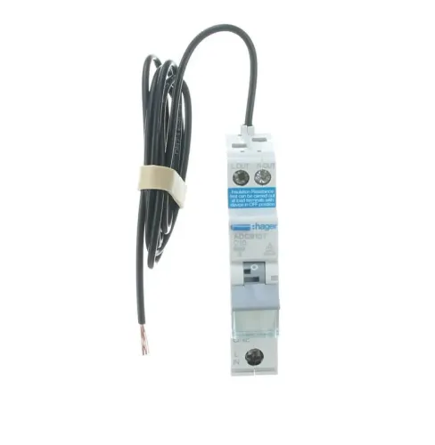 HAGER 1 Pole 10 Amp RCBO - ADC910T
