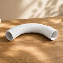 25mm Standard Bend / Communications Bend White