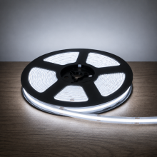 24v DC 12w Per Metre 2835 COB CHIP LED STRIP 5000K DAYLIGHT (Non Weatherproof) - 5m Roll