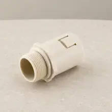 25mm Corrugated to Adaptor Connector Grey