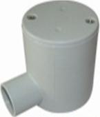 20mm One Way Deep Junction Box Grey