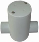 20mm Two Way Deep Junction Box Grey
