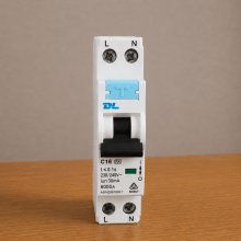 6kA 16 Amp Single Pole Safety Switch RCBO RCDMCB 30mA - DL Branded 3 YEARS WARRANTY!