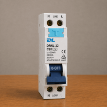 TYPE AC - 3kA 20 Amp Single Pole Safety Switch RCBO RCDMCB 30mA - DL Branded 3 YEARS WARRANTY!