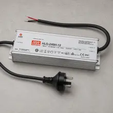 MEAN WELL 240w 24V DC / 10A IP65 Rugged Dimmable LED Driver - ELG-240H-24B