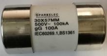 100amp HRC Fuse Cartridge 30 x 57mm - FM100