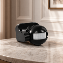 180 Degree Sensor BLACK IP44 - ST09B