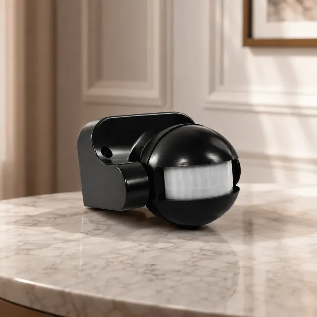 180 Degree Sensor BLACK IP44 - ST09B