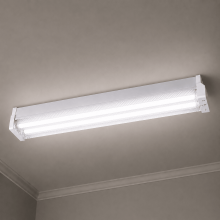 4 FOOT - 2 x 18w DIFFUSED LED Emergency Batten With Microwave Sensor - SP220PS-EM/SEN