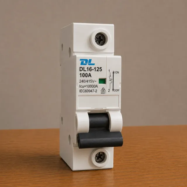 DL 1 POLE 100amp Circuit Breaker 10kA Rated - MCB1100