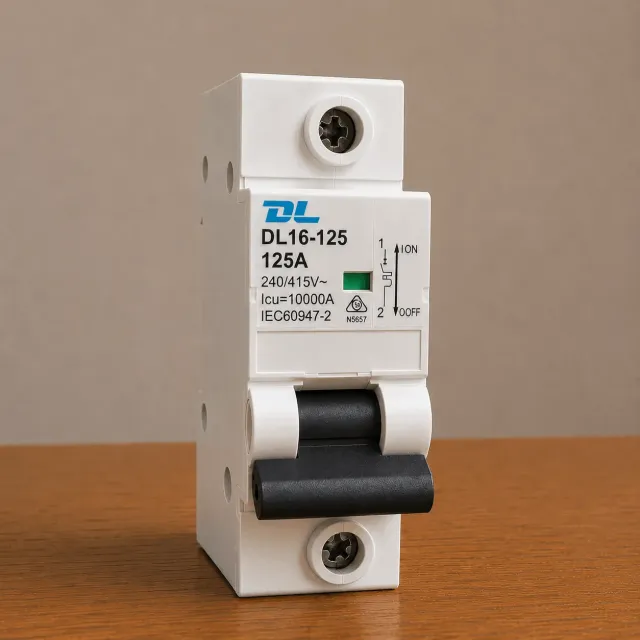 DL 1 POLE 125amp Circuit Breaker 10kA Rated - MCB1125