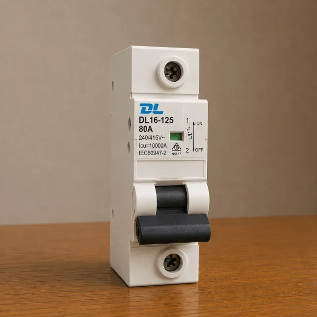 DL 1 POLE 80amp Circuit Breaker 10kA Rated - MCB180