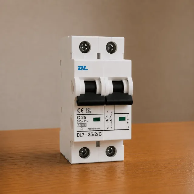 6KA RATED 2 Pole Circuit Breaker 25amp - 3 YEARS WARRANTY FROM DL