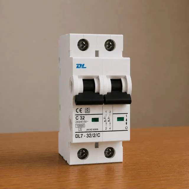 6KA RATED 2 Pole Circuit Breaker 32amp - 3 YEARS WARRANTY FROM DL