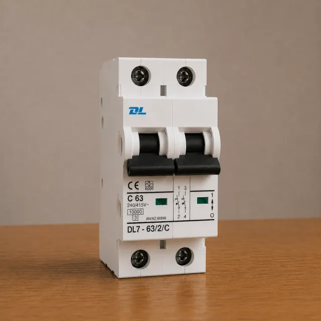 6KA RATED 2 Pole Circuit Breaker 63amp - 3 YEARS WARRANTY FROM DL