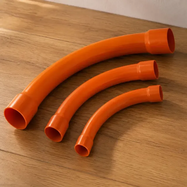 63mm 90 Degree Sweep Bend Orange
