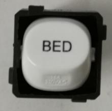 Highline 16 Amp Mech Labelled "BED" - S16A-BED White