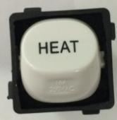 Highline 16 Amp Mech Labelled HEAT" - S16A-HEAT White"