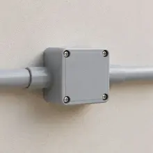 32mm Two Way Junction Box Grey - HIGHLINE S32JBOX2WAY