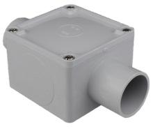32mm Two Way Junction Box Grey - HIGHLINE S32JBOX2WAY