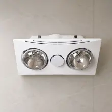 HIGHLINE 2 Heat 3-In-1 Bathroom Heat Light Exhaust Fan - SBH2WH