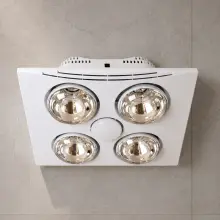 HIGHLINE 4 Heat 3-In-1 Bathroom Heat Light Exhaust Fan - SBH4WH