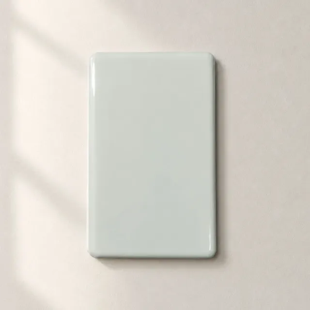 Slimline Size Blank Plate White - Highline SBP1