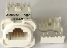 Highline Cat5e Data Jack White Fits Clipsal, QCE, Connected, HPM Grid Plates