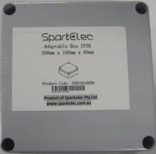 100mm x 100mm x 80mm Weatherproof Junction Box IP56