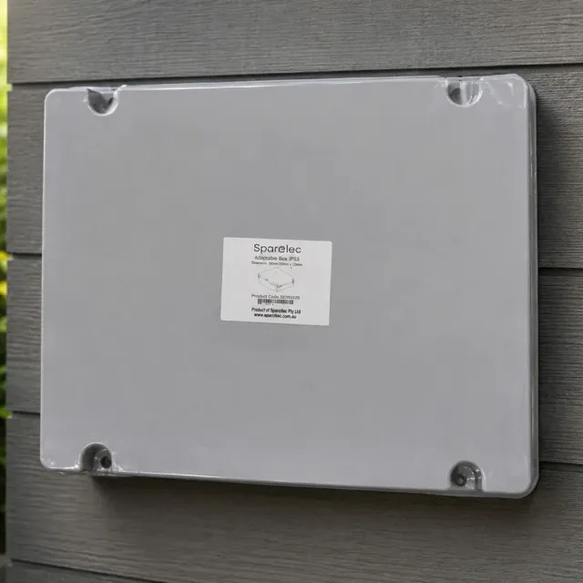 380mm x 300mm x 170mm Weatherproof Adaptable Box IP56