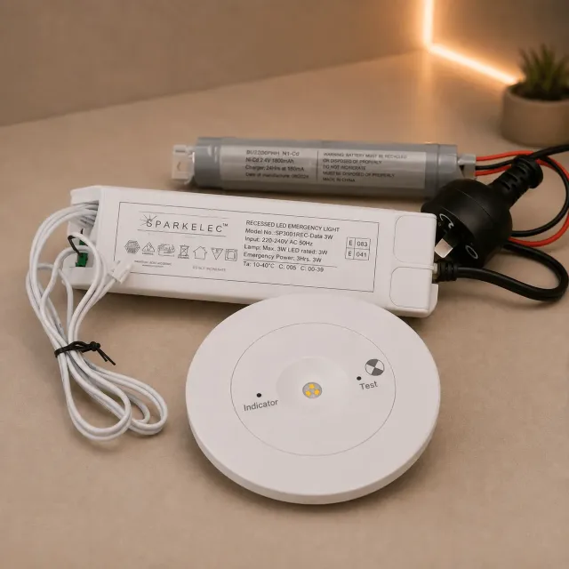 HIGHLINE D40 4W LED Emergency Light LifePO4 Lithium GEN2 - SP3001WH ON SPECIAL