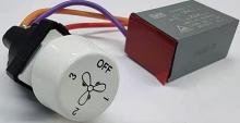 Highline Fan Speed Control 3 Speed Off-1-2-3 75VA - HIGHLINE SFC01 White
