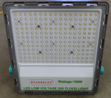 *24V*  IP65 RATED LOW VOLTAGE 100w FLOOD LIGHT - SFL100W-24V