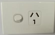Highline Single GPO Power Point 25 AMP WHITE - SGPO1/25