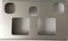 Highline Double Power Point With Extra Switch 10 Amp MATT SILVER COVER - SGPO2X/SC