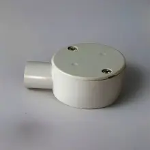 20mm One Way Shallow Junction Box Grey