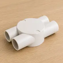 25mm H Way Shallow Junction Box